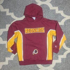 Vtg Y2K Washington Redskins Hoodie Unisex M(10/12) Embroidered Football Retired